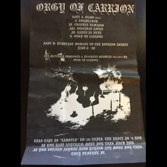 ORGY OF CARRION Demo 2014/Perverse Homage to The Rotting Divine COMP TAPE 2019 [MC]